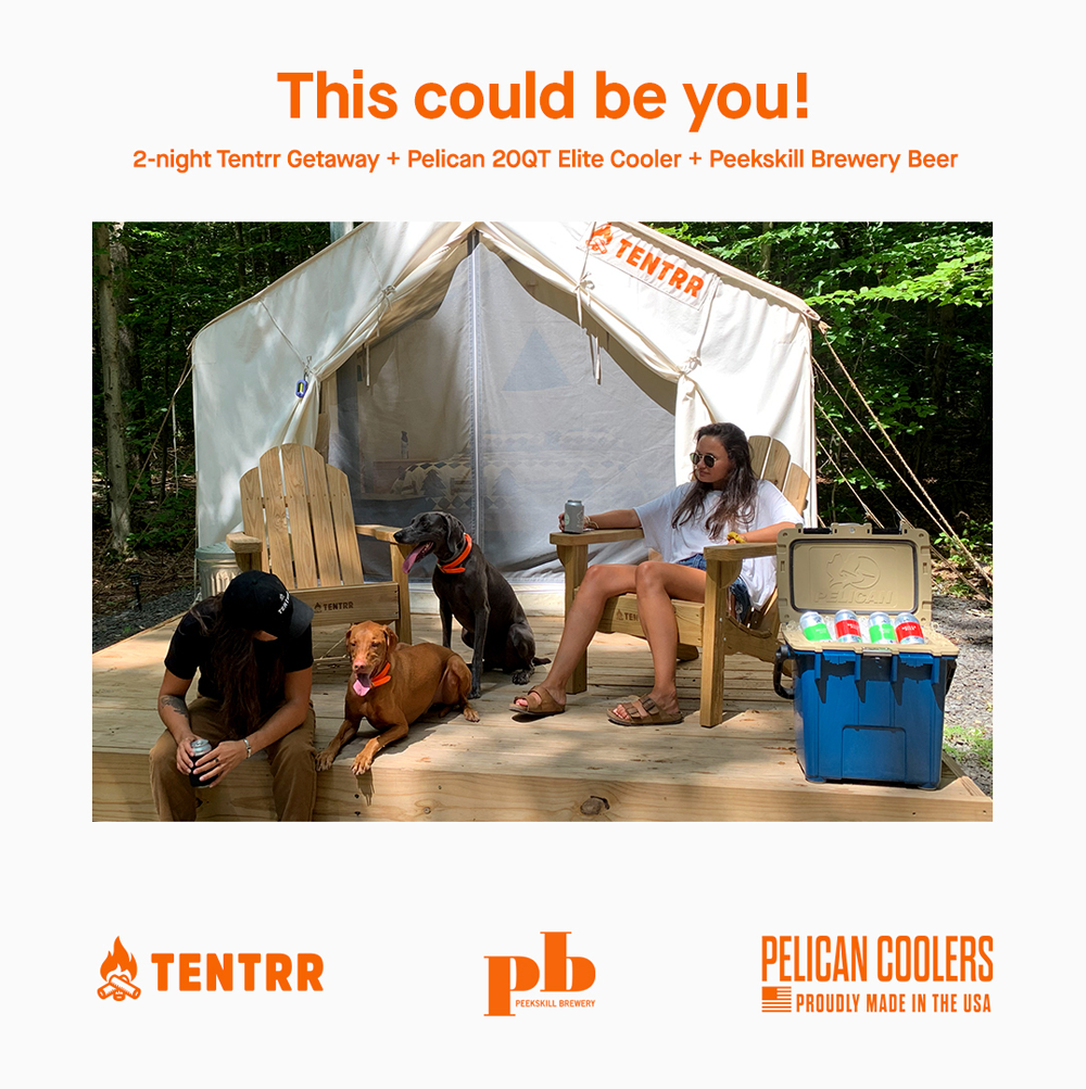 ENDED: Giveaway Pelican Coolers + Tentrr + Peekskill Brewery