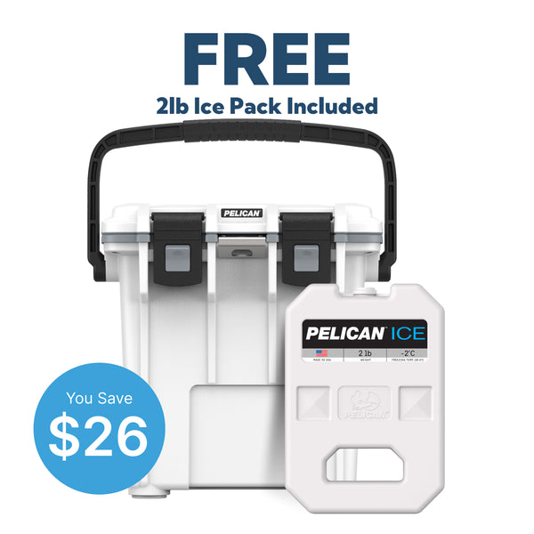 Pelican 30QT Elite Cooler - FREE 2lb Ice Pack - Shop Pelican Coolers