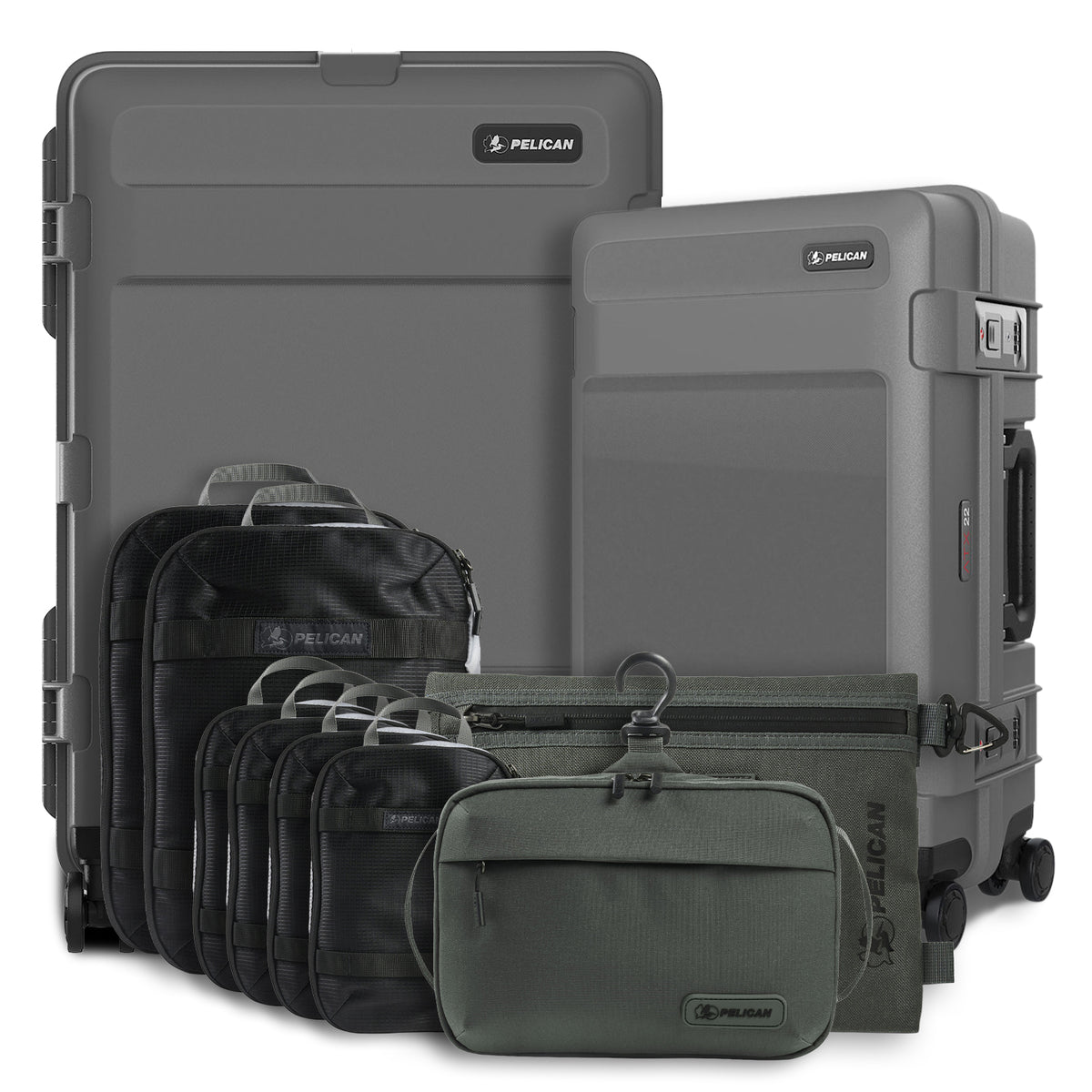 Pelican TRVL Pro Luggage Set - Charcoal