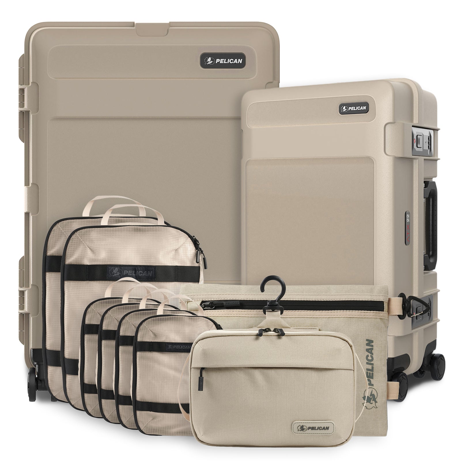 Pelican TRVL Pro Luggage Set - Sand