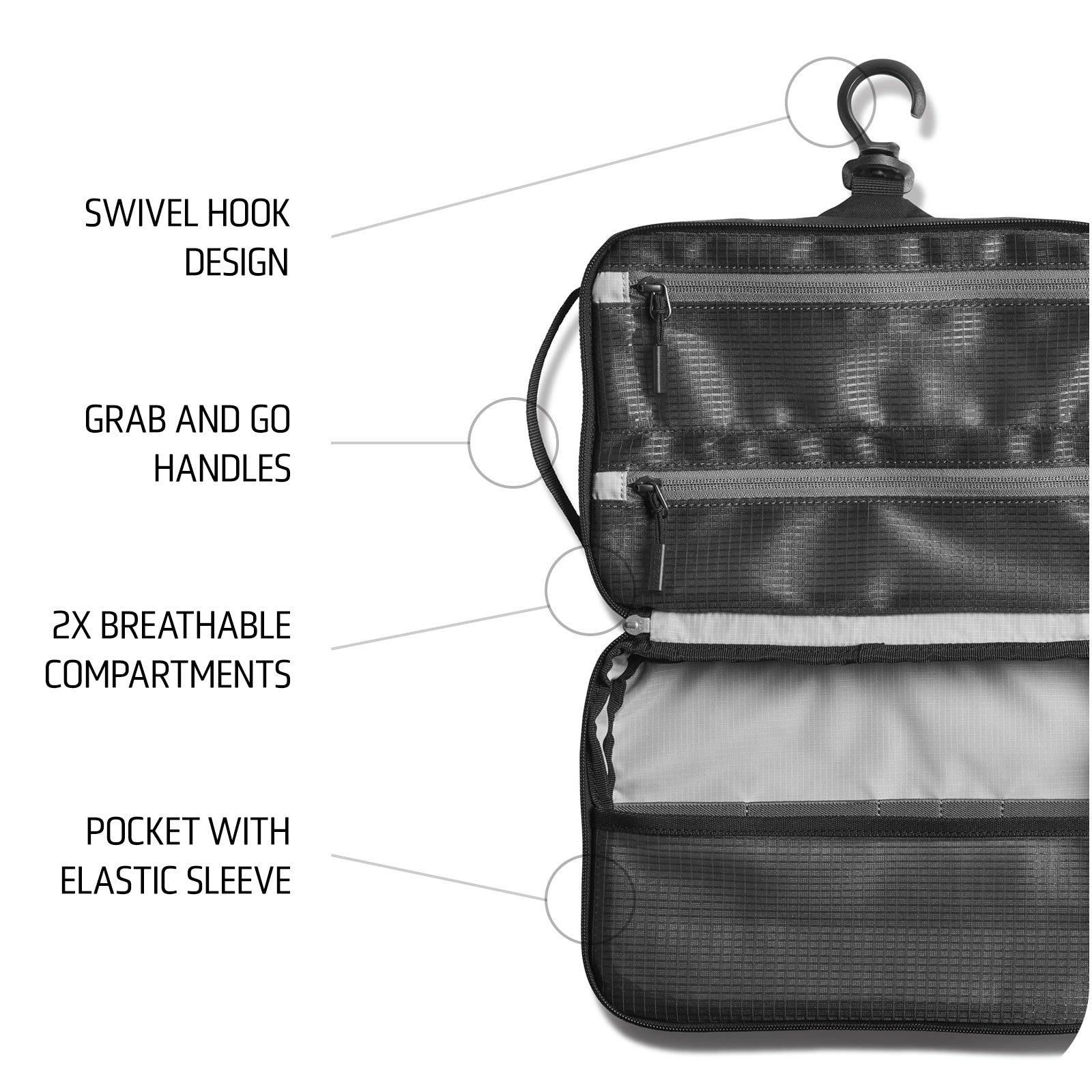 go travel toiletry bag Cocoon On-The-Go Kit Light or anyone special in your life Go Travel Wash Bag Organizer