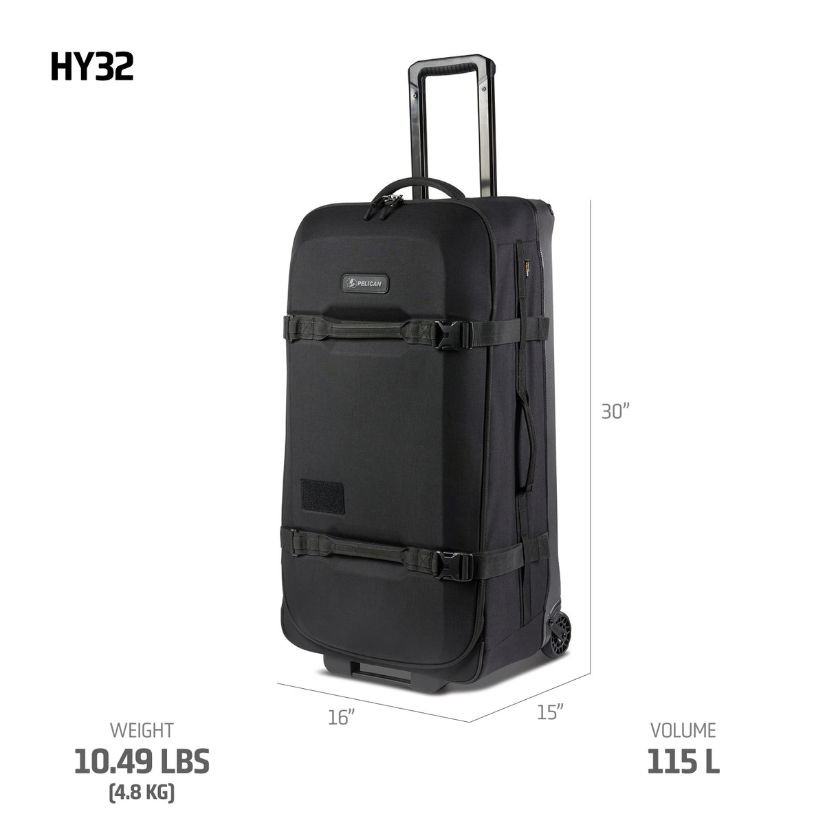 HY32&quot; Aegis - Check-In Large Hybrid Rolling Luggage