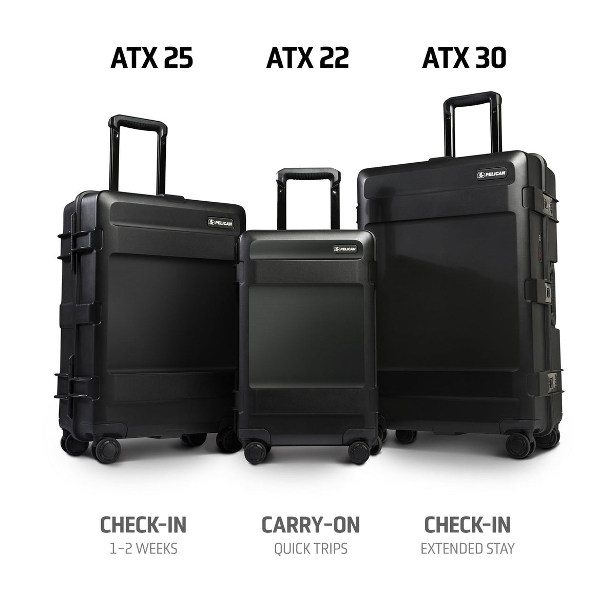 ATX 25&quot; - Check-In Medium Hard Rolling Luggage