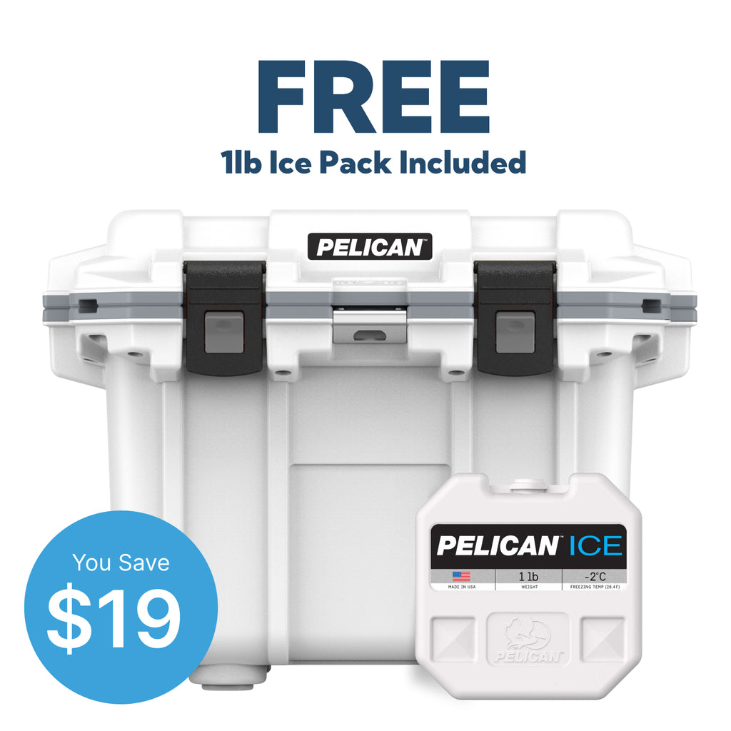 Pelican 30QT Elite Cooler - FREE 2lb Ice Pack - Shop Pelican Coolers