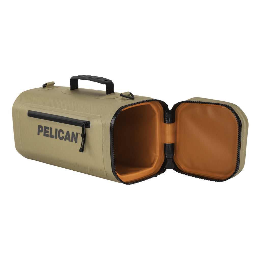 Coyote Soft Sided Cooler With Strap Open