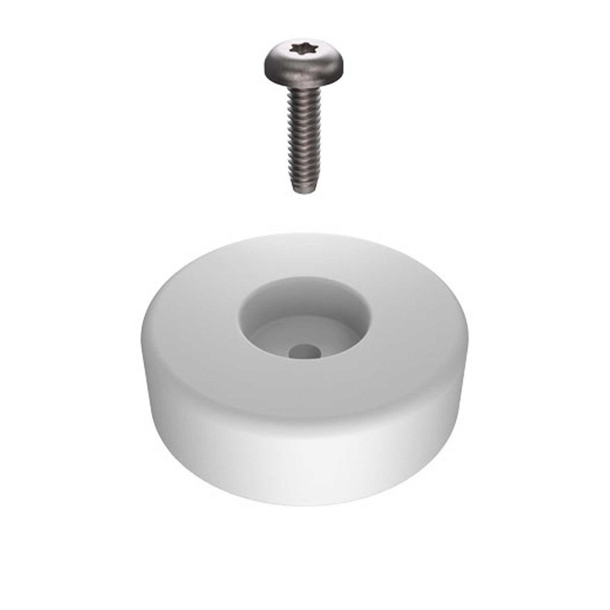 Pelican Cooler Replacement Foot round with screw