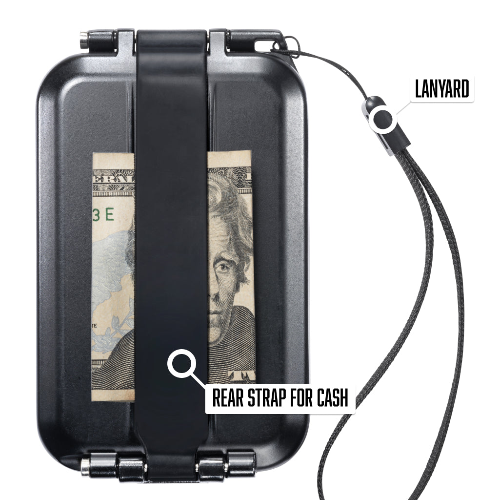Pelican G5 Personal Utility RF Field Wallet Rear Strap for Cash