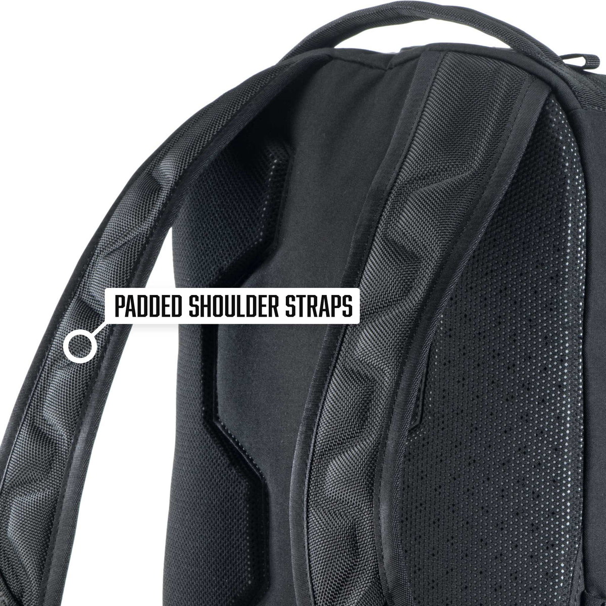 Pelican MPB20 Backpack has padded shoulder straps